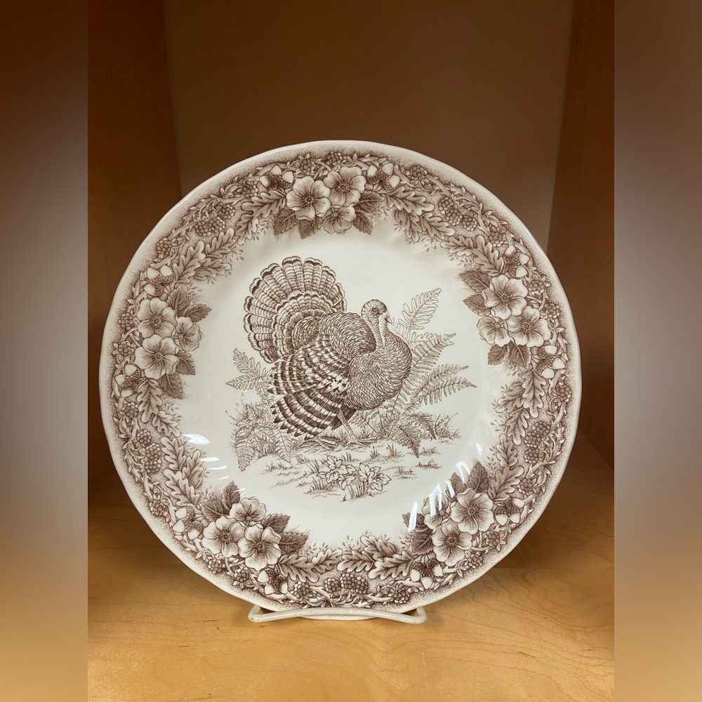 VINTAGE CHURCHHILL THANKSGIVING COPPER ENGRAVED COLLECTABLE PLATE ENGLAND